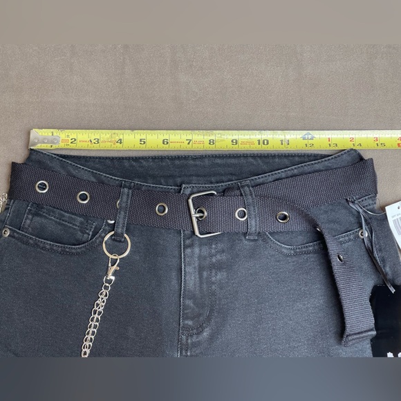 IT Chapter Two PENNYWISE Black Side Chain Wide leg Pants Goth Juniors Size 5 NWT - Picture 14 of 16